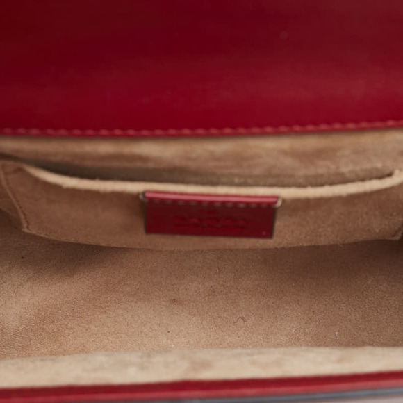 Authentic Gucci Studded Leather Small Padlock Shoulder Bag - Picture 5 of 8